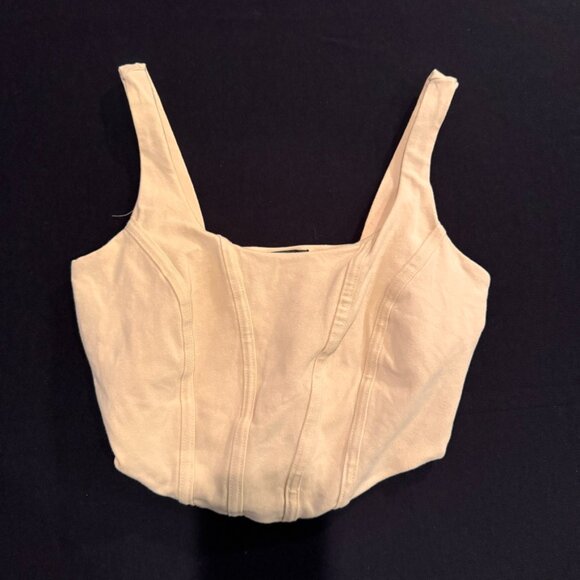 Wild Fable Black and Tan Crop Tops Set of 2 Juniors Size XXS - Picture 2 of 13